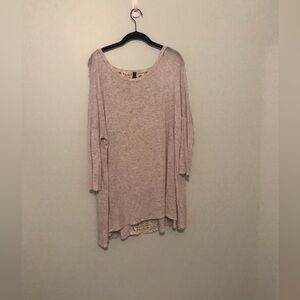 Vision Grey Long Sleeve Tunic Size XL